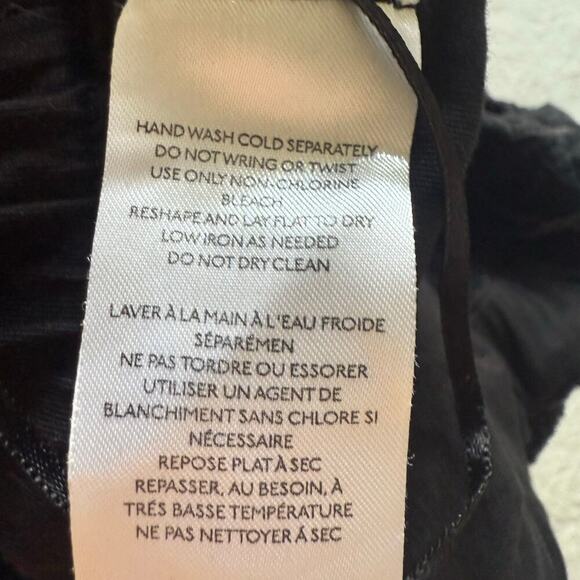 FREE PEOPLE Tavi Crochet Maxi Skirt Black 100% Cotton Boho Festival Beachy XS - Picture 8 of 8